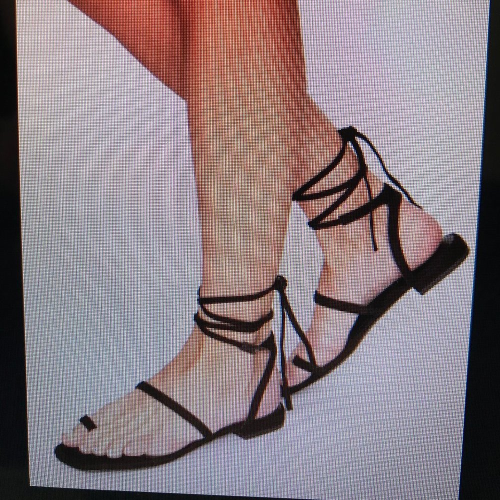 SOLD - Senso - Kally Suede Sandal - Tie Fastening